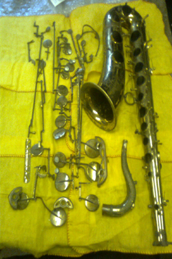 45_1 Marks mark vi selmer tenor sax taken apart